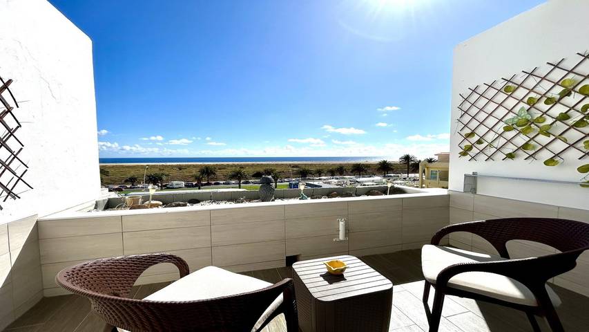 Ferienwohnung für 2 Personen, mit Balkon und Meerblick in Morro Jable