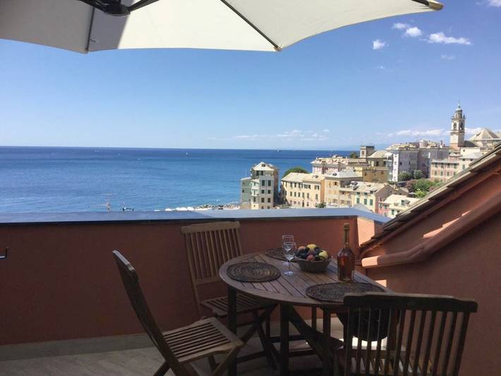 Appartamento per 5 persone, con Terrazza e Panorama a Bogliasco