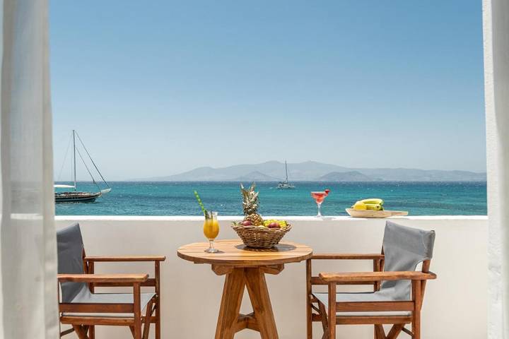 Appartement de vacances pour 3 personnes, avec Balcon ainsi que Terrasse et Vue