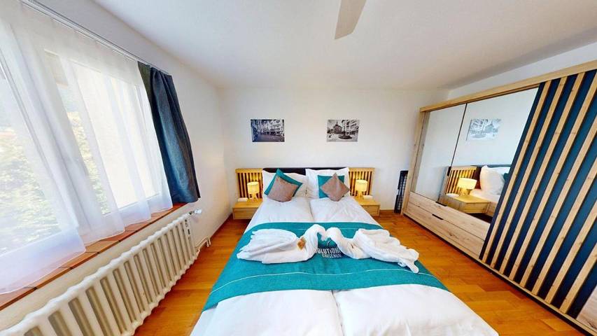 Gîte pour 7 personnes, avec Balcon ainsi que Terrasse et Vue à Coire - 4