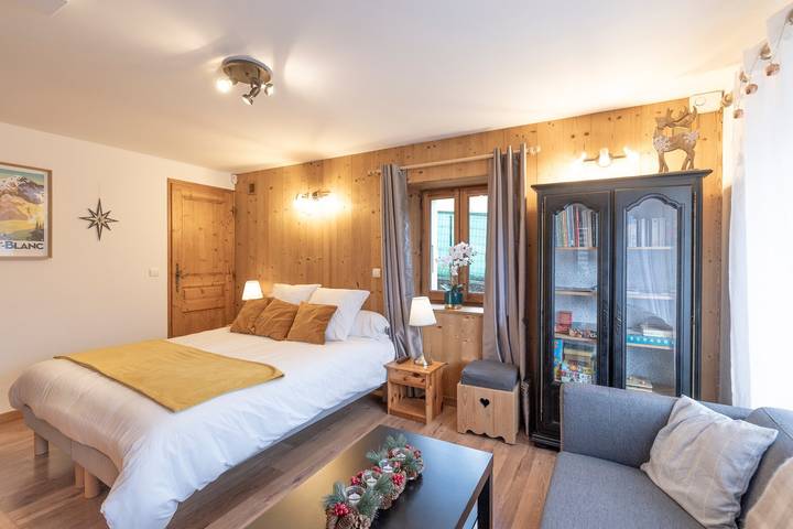 Gîte pour 2 personnes, avec Jardin dans Saint-Gervais-les-Bains, Massif du Mont-Blanc