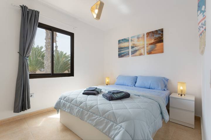 Vakantieappartement voor 4 personen, met balkon en kinderzwembad in Corralejo