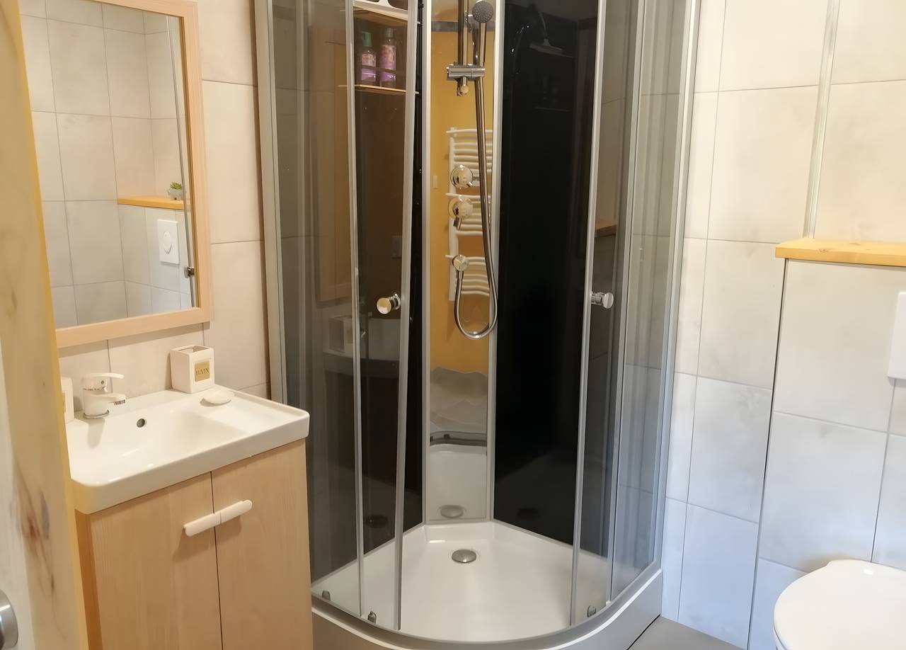 Room 'La Mirabelle' with Shared Terrace, Wi-Fi and Air Conditioning in Rehaupal, Saint-Dié-des-Vosges