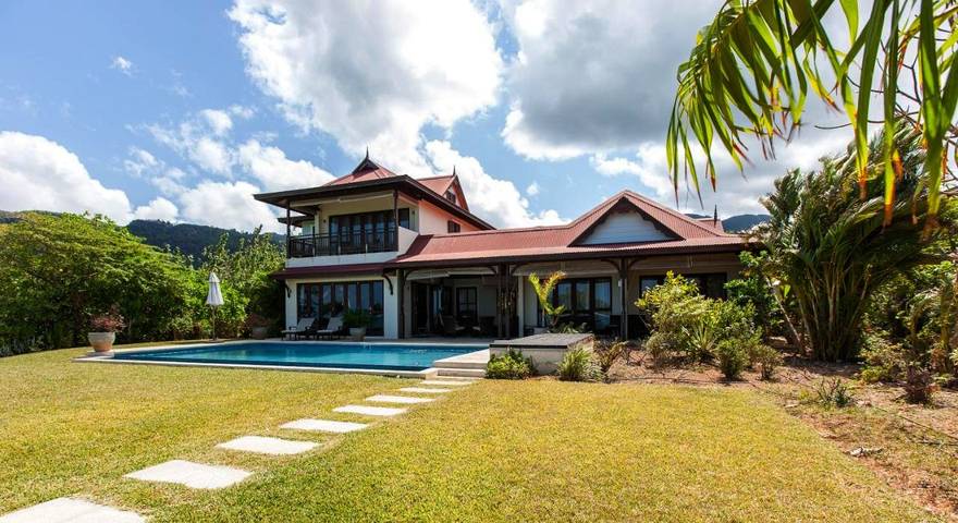 Villa pour 6 personnes, avec piscine et vue ainsi que sauna et jardin aux Seychelles - 2