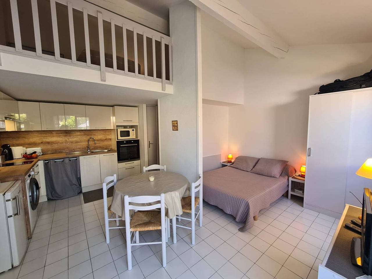 Appartement entier, Pavillon Studio Mezzanine 4 Pers avec Piscine, Terrasse et Parking à Argelès-sur-Mer in Côte Vermeille, Argelès-sur-Mer