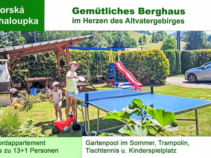 Gemütliches Berghaus in Bělá pod Pradědem, Sudeten