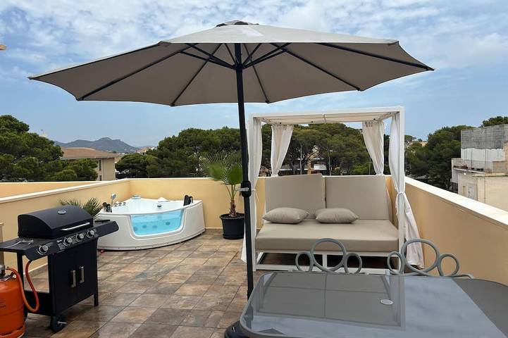 Ferienwohnung für 4 Personen, mit Terrasse in S'Illot Cala Morlanda