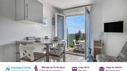 Appartement De Vacances pour 4 Personnes dans Saint-Marc-sur-Mer, Saint-Nazaire, Photo 3