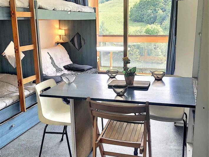 Estudio para 4 personas, con balcón y piscina - 1