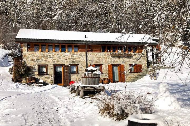 Chalet für 5 Personen, mit Terrasse, mit Haustier