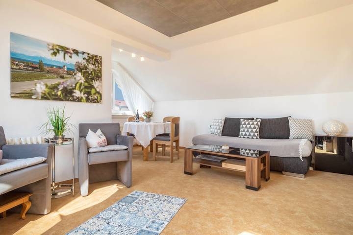 Ferienwohnung für 2 Personen, mit Balkon und Garten sowie Seeblick in Obersee (Bodensee) - 4