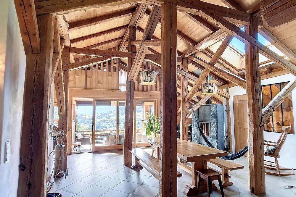 Apartamento entero, Apartamento en Granja Auténtica en Cordon - Parking, Wifi, 2-4 meses Invierno, 15 días Verano in Cordón, Pays du Mont-Blanc