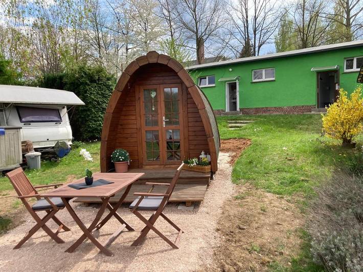 Ferienwohnung für 5 Personen, mit Terrasse und Seeblick sowie Ausblick in Werdau