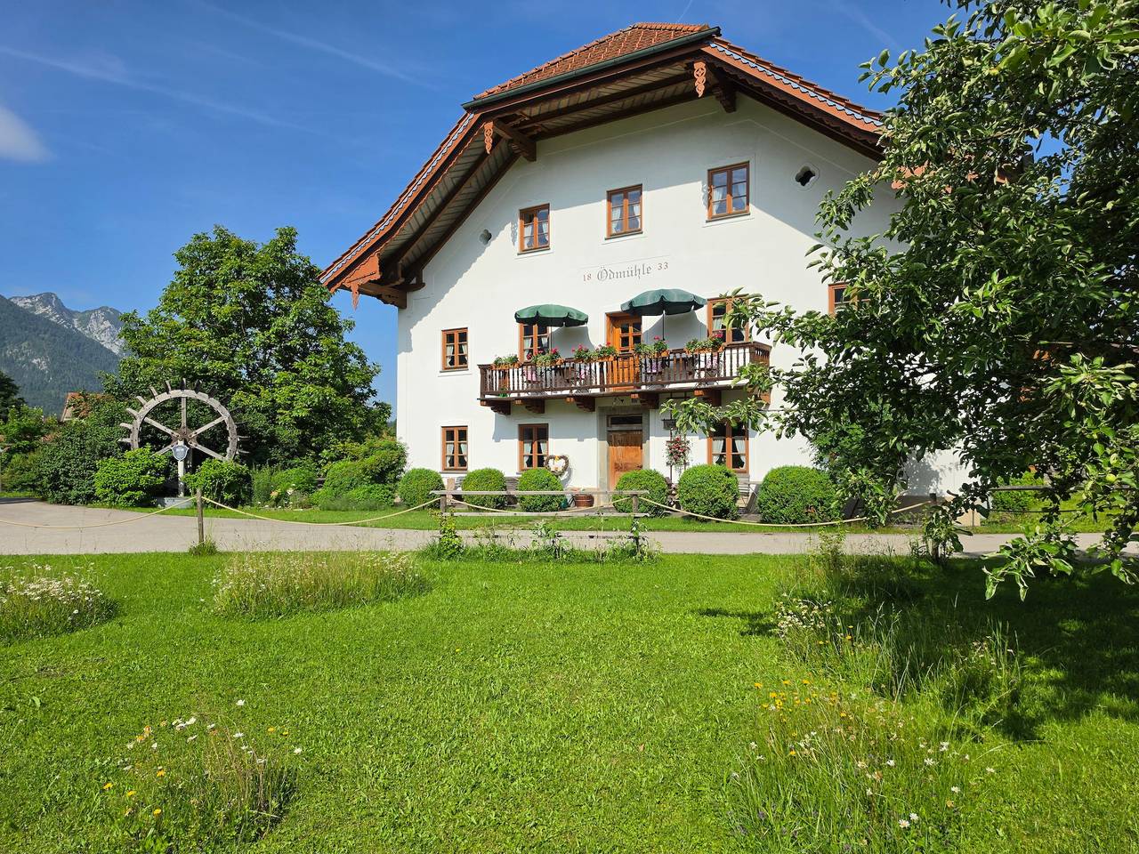 Ödmühle - Chiemgau Karte - Ferienwohnung Weizenkammer für 2 Personen in der Ödmühle, 1 Schlafzimmer, 55 qm in Inzell, Bayerische Alpen