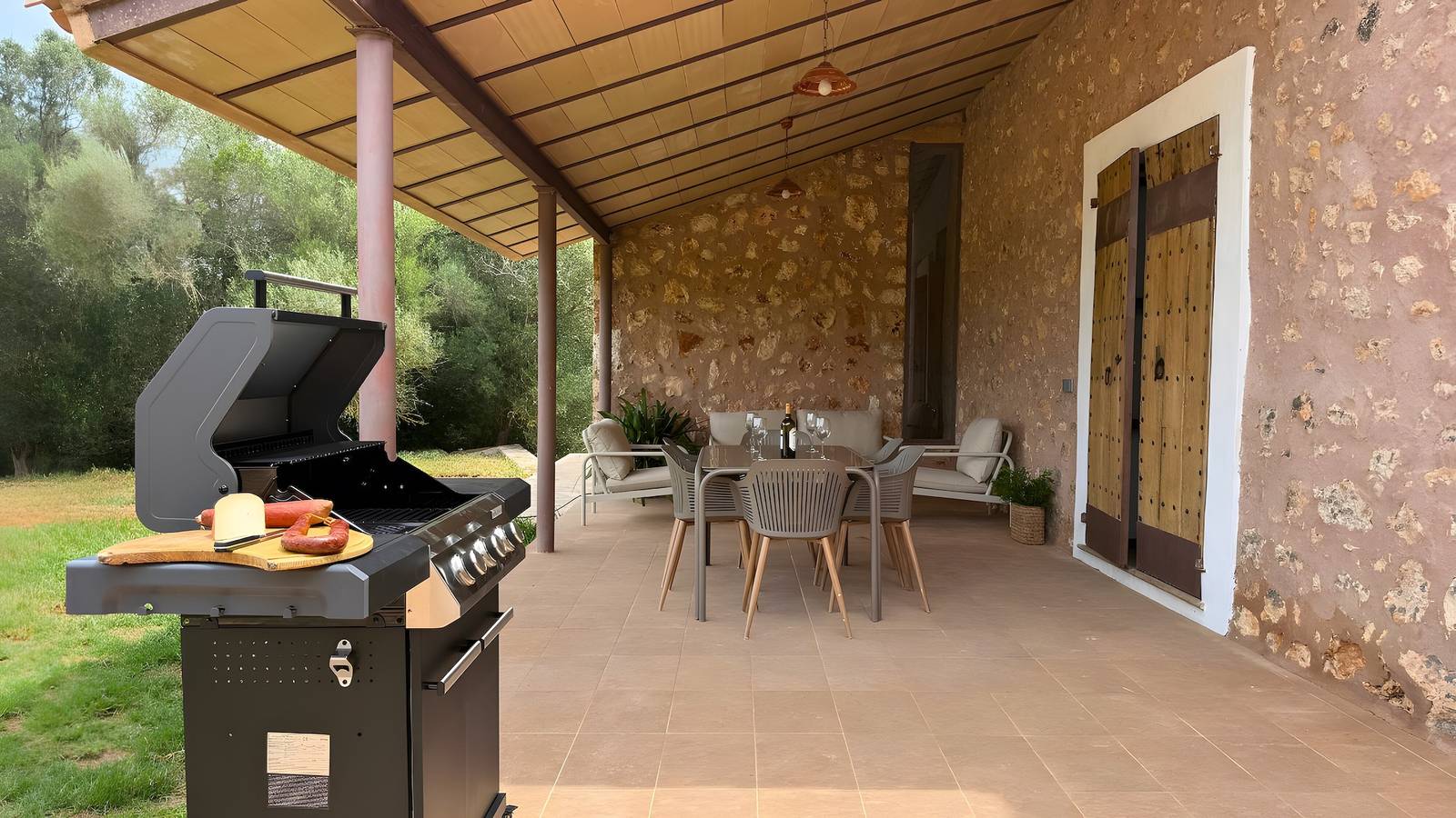 Villa Biniali mit privatem Pool und zwei Schlafzimmern in Costitx, Mallorca Inselmitte