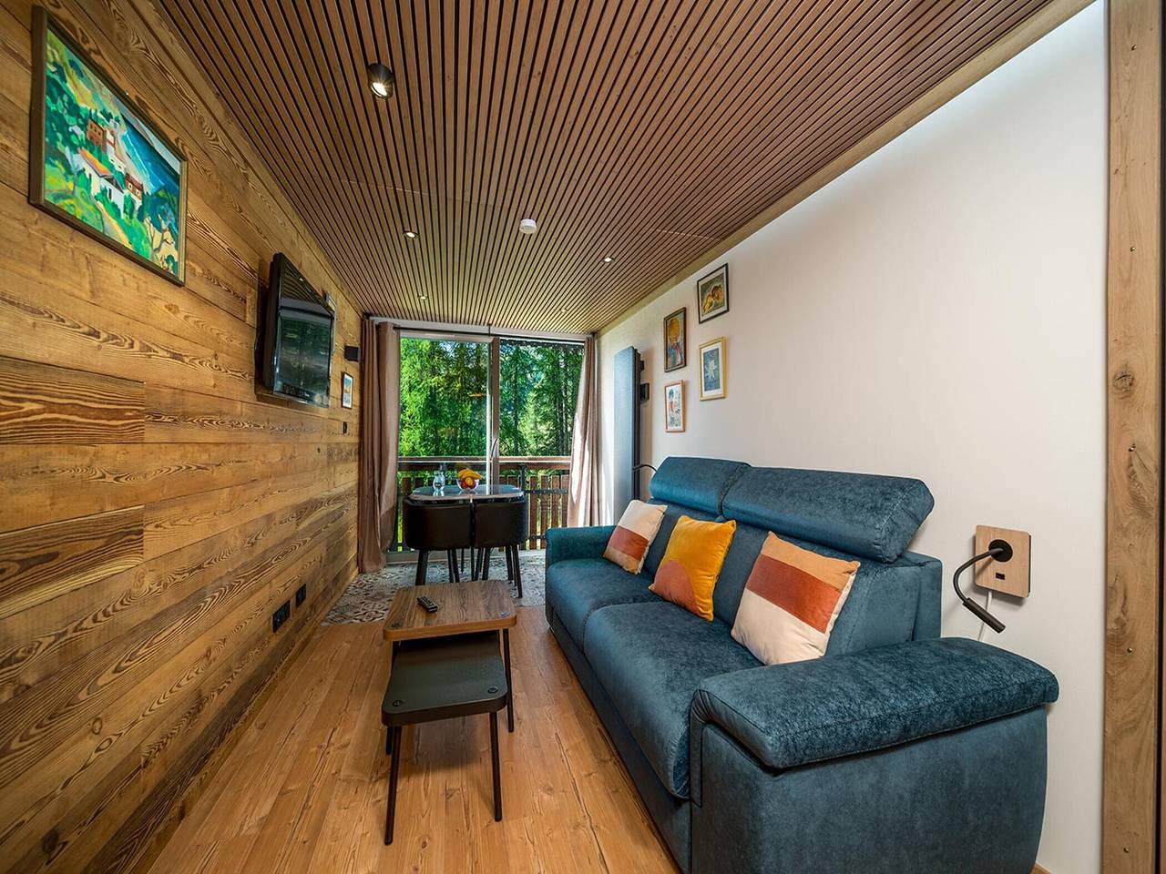 Appartement entier, Appartement en bois avec balcon in Allos, Région Castellane