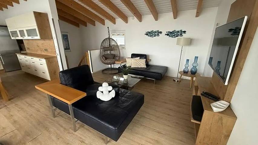 Boot für 6 Personen, mit Sauna und Terrasse sowie Garten in Kröslin - 2