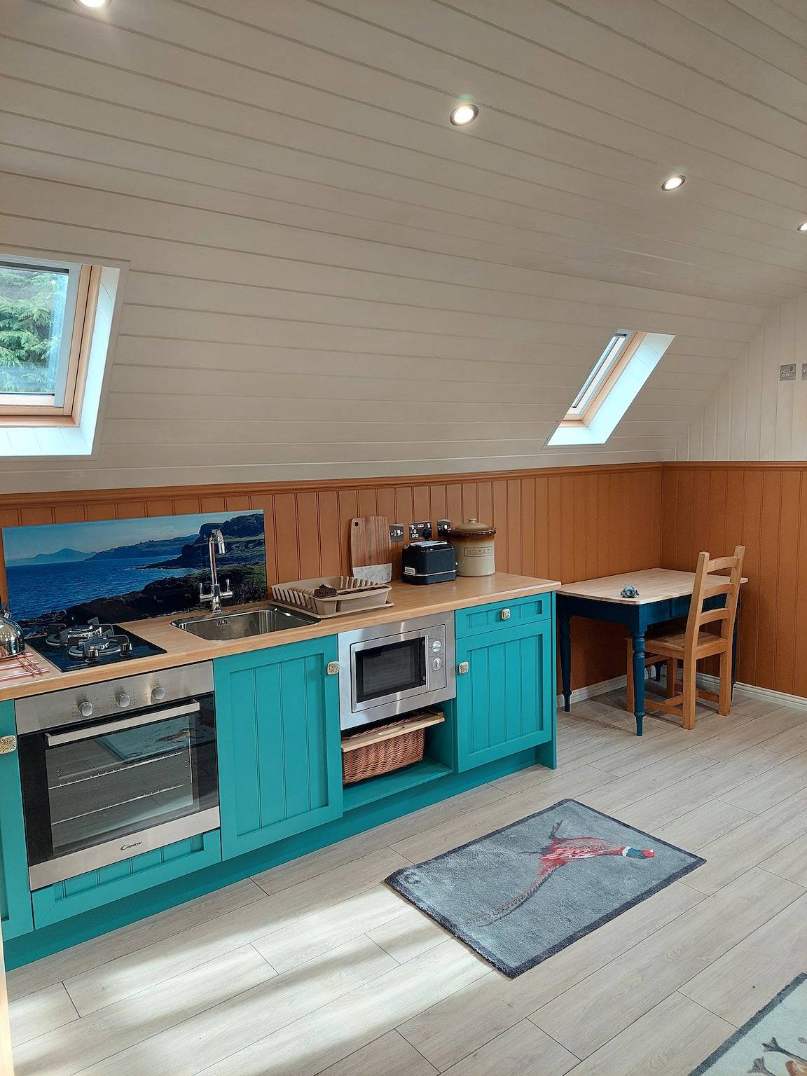 Blockhütte für 2 Personen mit Balkon in Aberdeenshire