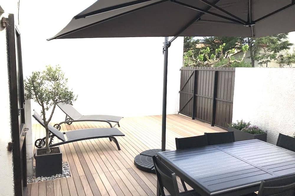 Villa tout confort climatisée à 2 pas de la plage-terrasse 50m2 plein sud in Canet-en-Roussillon, Côte d'Améthyste