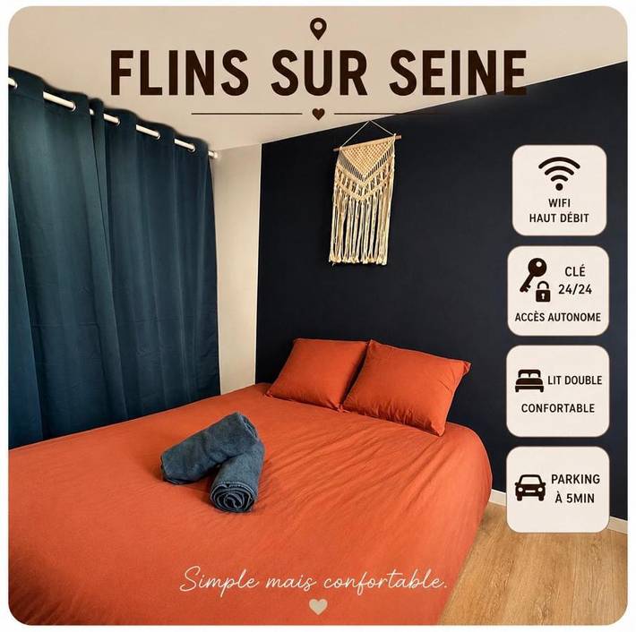 Gîte pour 2 personnes à Flins-sur-Seine