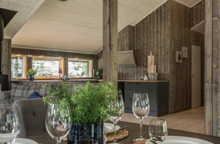 Berghütte mit Panoramablick in der Nähe von Sand in Suldal