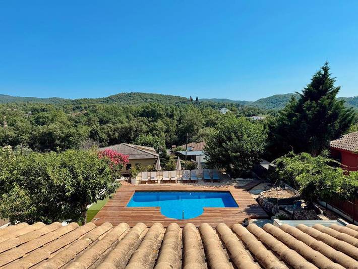 Casa rural para 8 personas, con Terraza y Jardín además de Piscina y Vistas en Caldas de Malavella