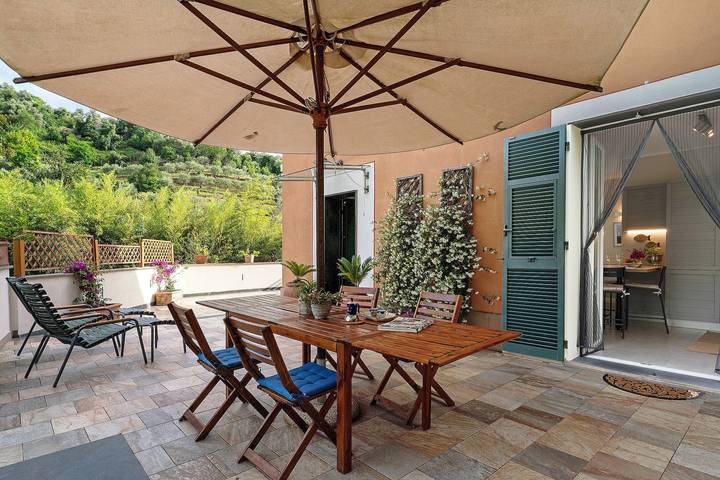 Reihenhaus 'Due Ulivi' mit privater Terrasse, Garten und Wlan in Lavagna Gemeinde, Riviera di Levante