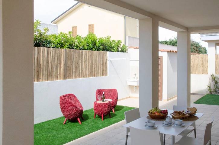 Appartement de vacances pour 5 personnes, avec jardin et vue
