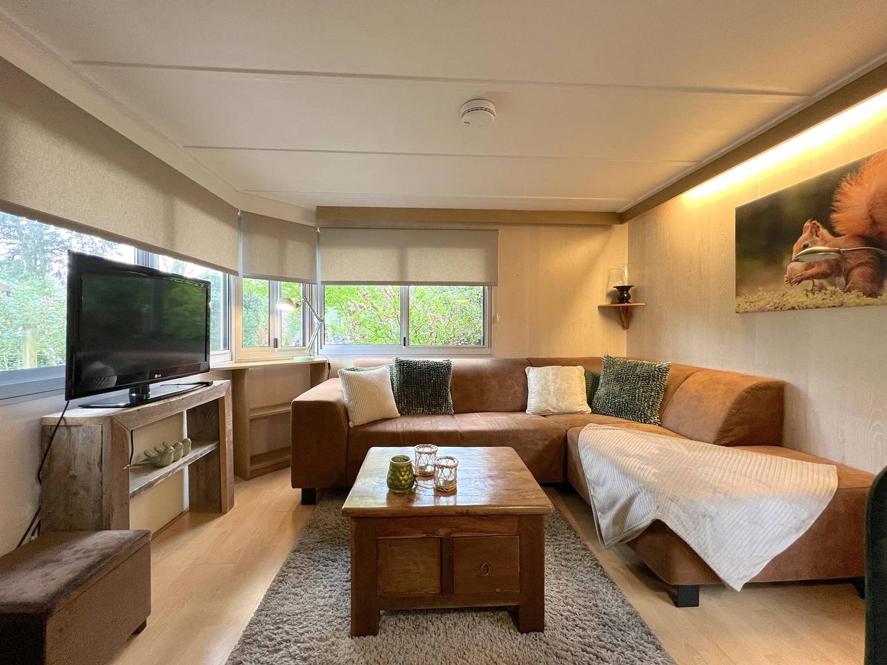 Gezellig chalet met gashaard op de Veluwe in Veluwe