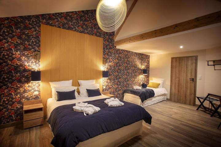 Maison d’hôte pour 2 personnes, avec Terrasse ainsi que Jacuzzi et Sauna