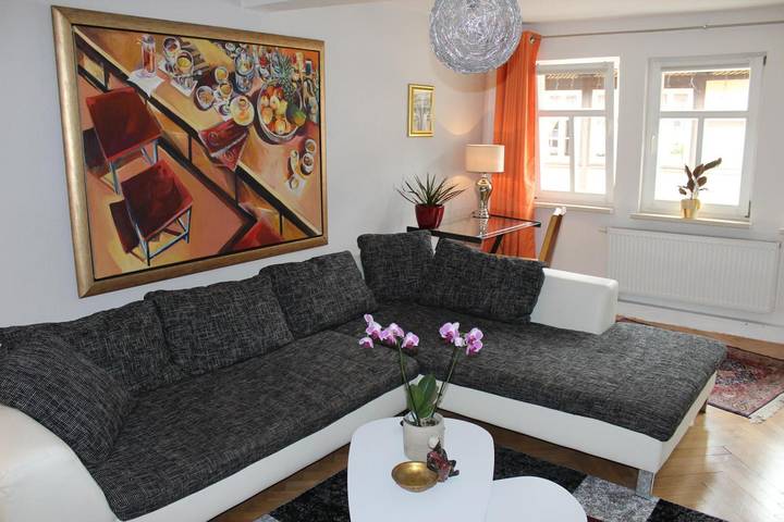 Ferienwohnung für 3 Personen, mit Garten, mit Haustier in Stolberg (Südharz)