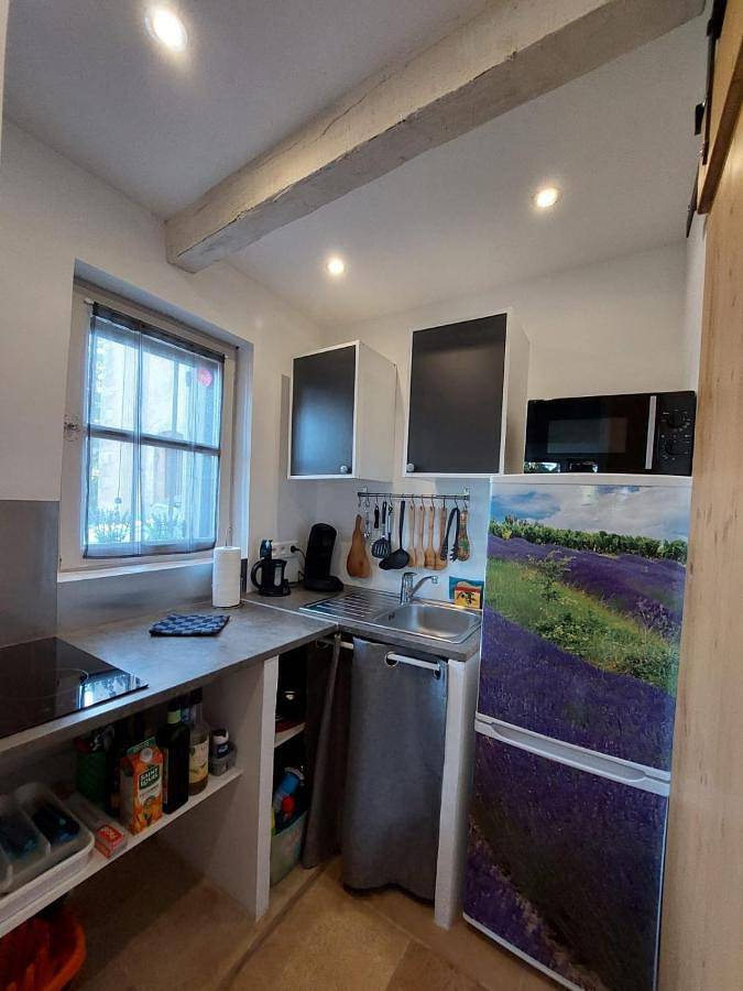 Gîte pour 2 personnes, avec piscine ainsi que vue et jardin, animaux acceptés à Viens - 4