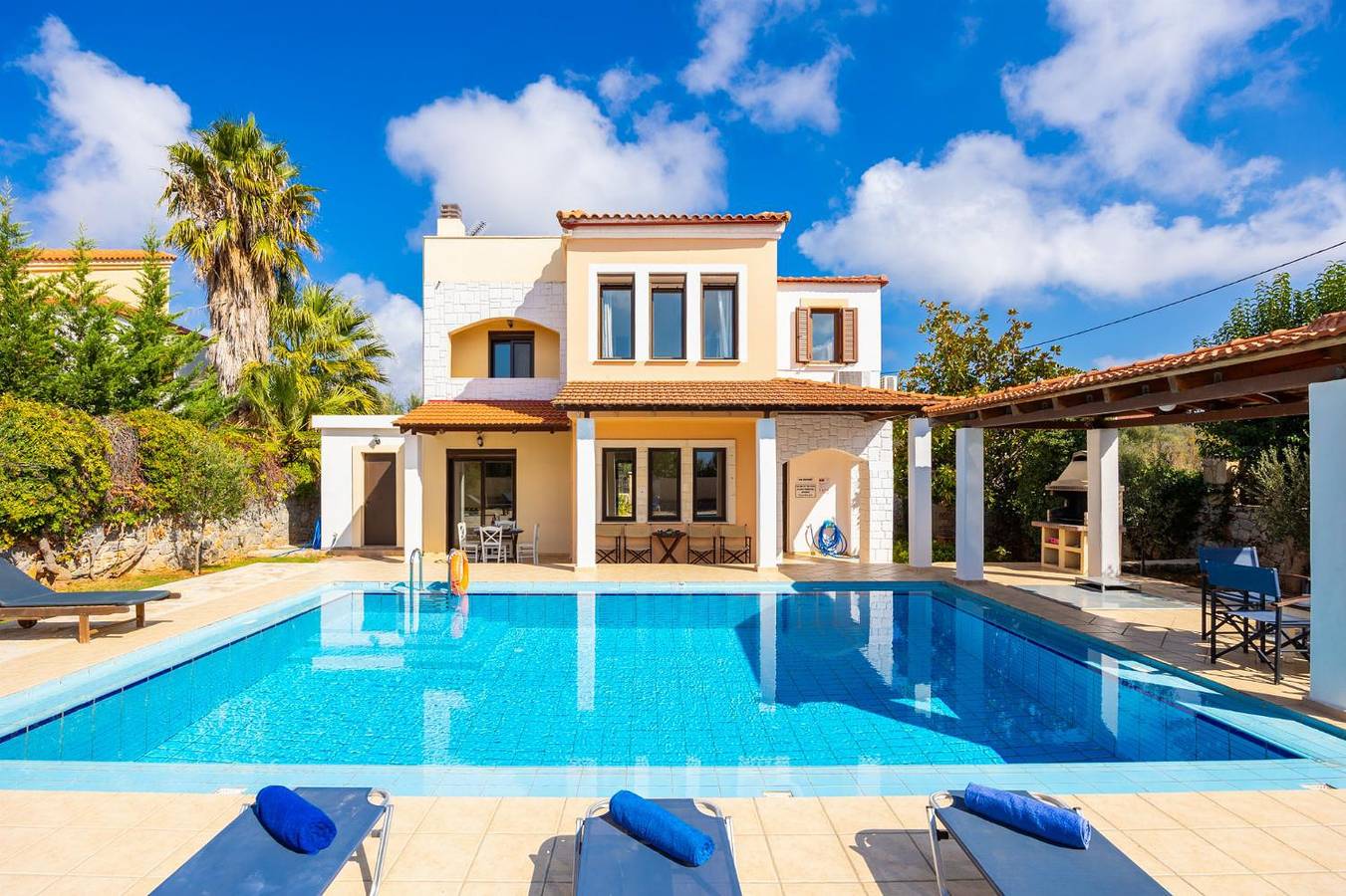 Villa für 7 Personen mit Terrasse in Kefalas, Vamos