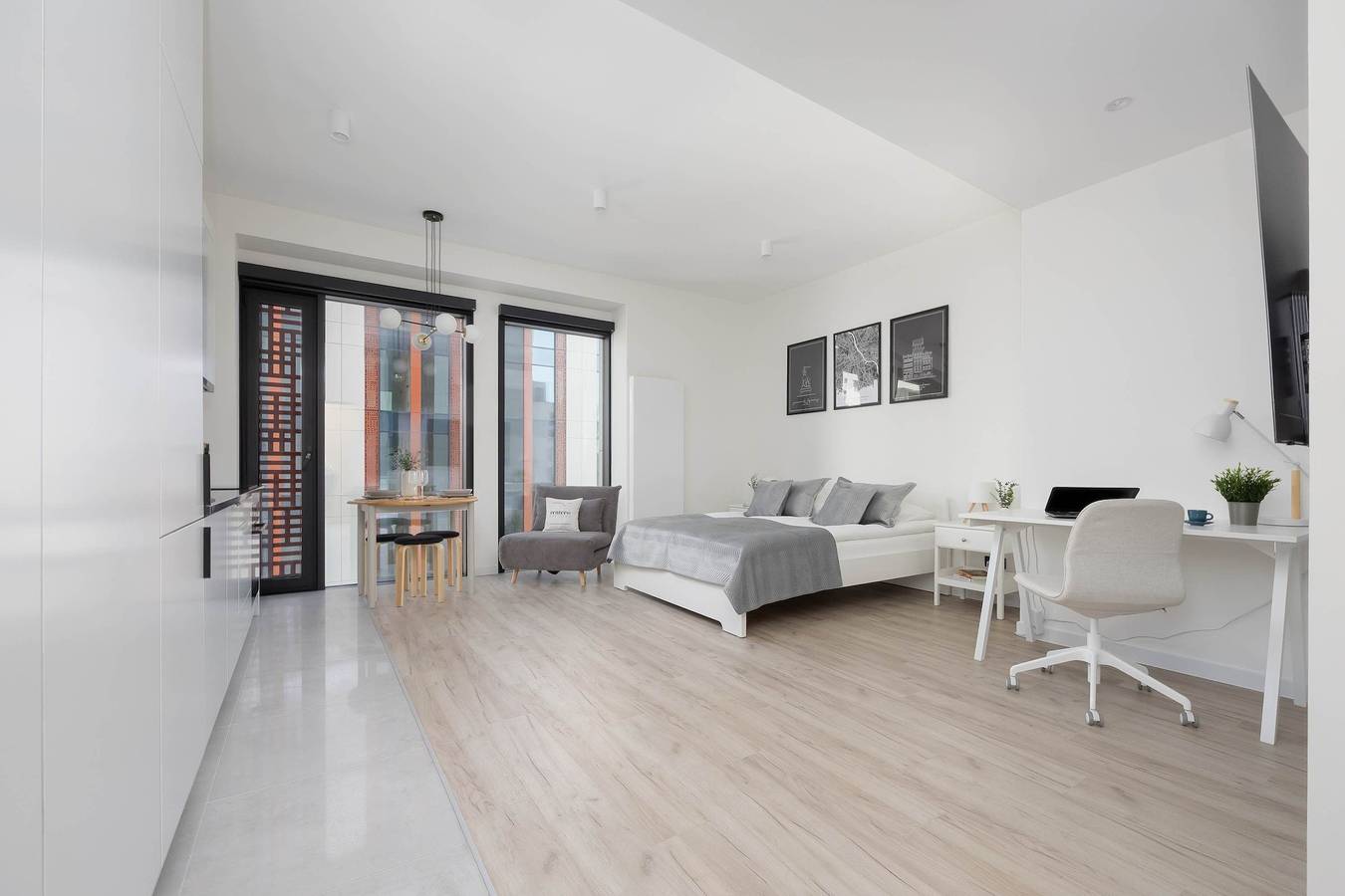 Entire apartment, Prosta 69D Prestigious Studio Parking Ac in Warsaw, Masovia