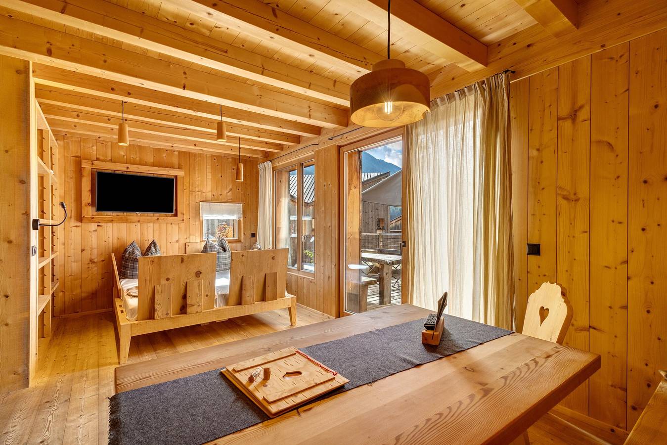 Chalet 'Blasla Olben 2-3P 1' mit Bergblick, privater Terrasse und Wlan in Villgratner Berge, Gsies