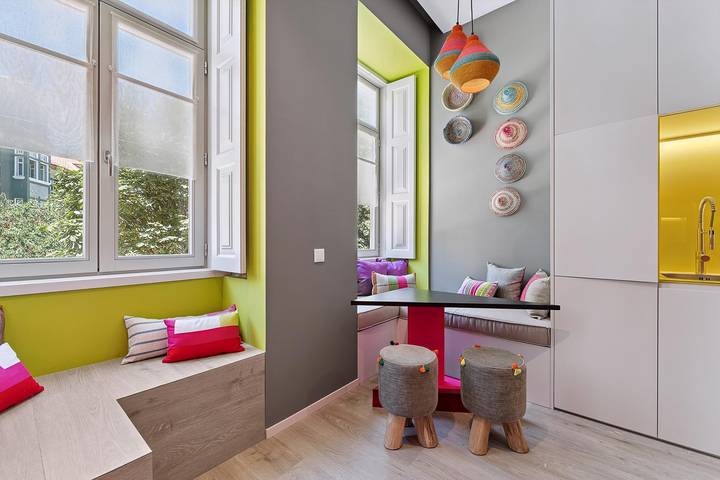 Apartamento estúdio para 3 pessoas, com Varanda em Braga