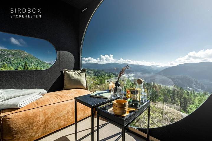 Bungalow für 2 Personen, mit Garten und Ausblick sowie Sauna, mit Haustier in Norwegen - 4