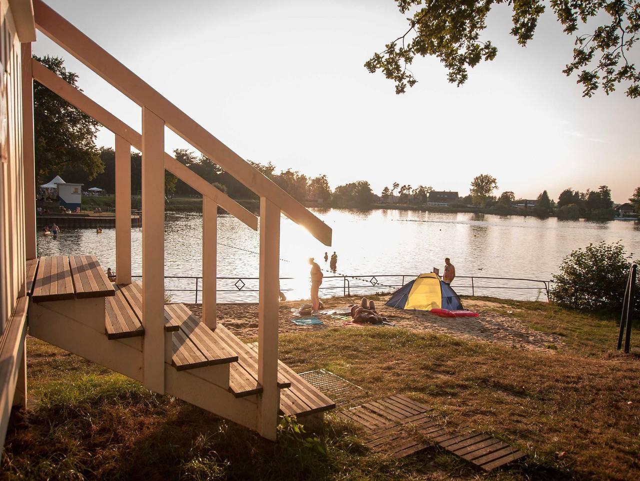 Schwedenhaus am Strand in Selm in Selm, Ruhrgebiet