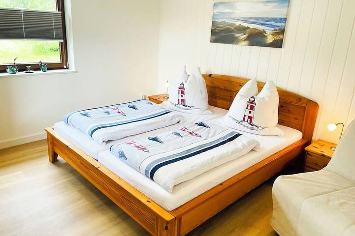 Bungalow für 3 Personen, mit Garten