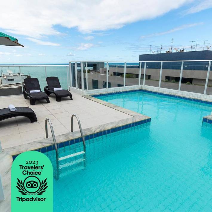 Pousadas para 2 pessoas, com piscina e terraço em Pajuçara