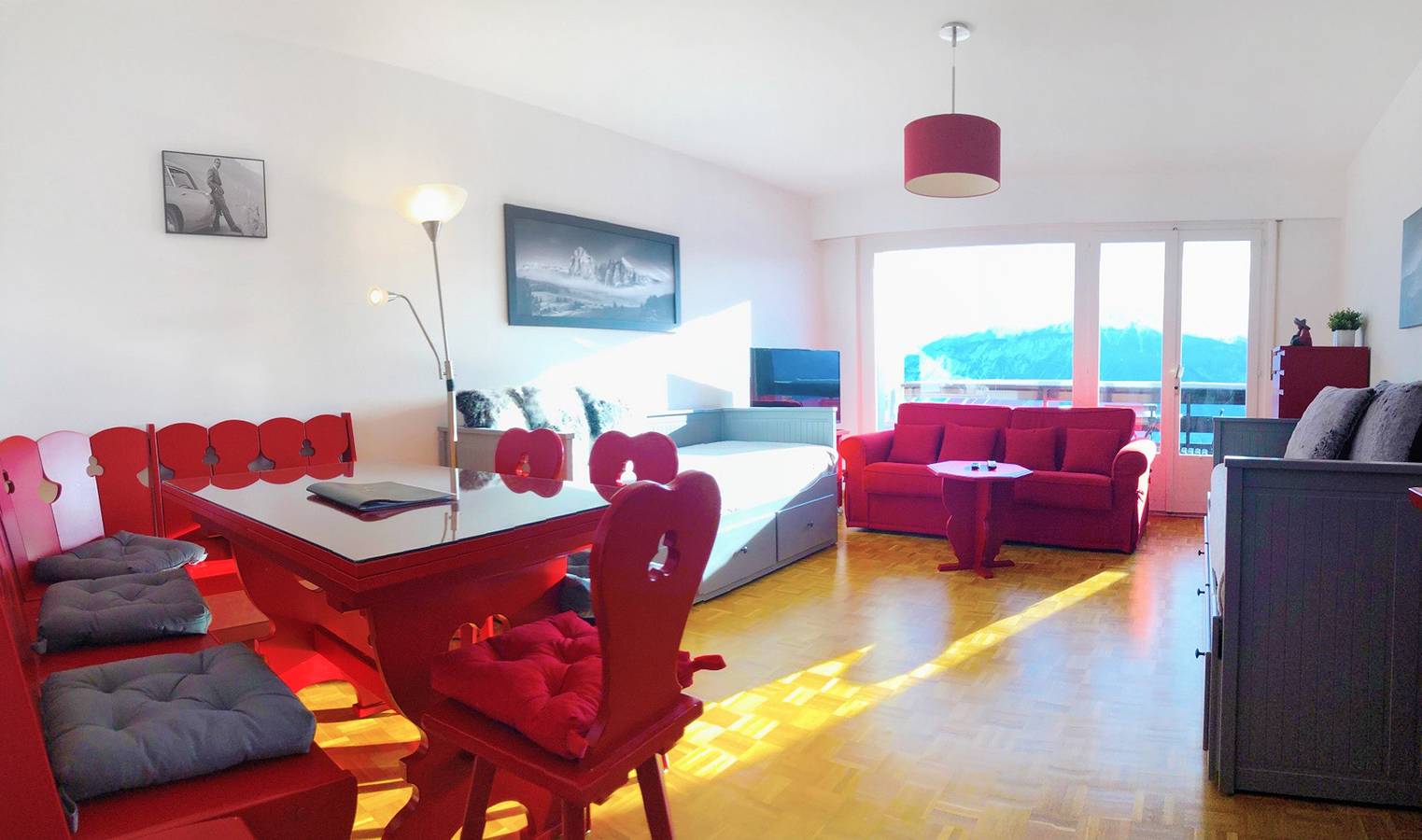 Apartamento entero, Apartamento de vacaciones para 6 personas con terraza in Randogne, Región de Sion - Sierre