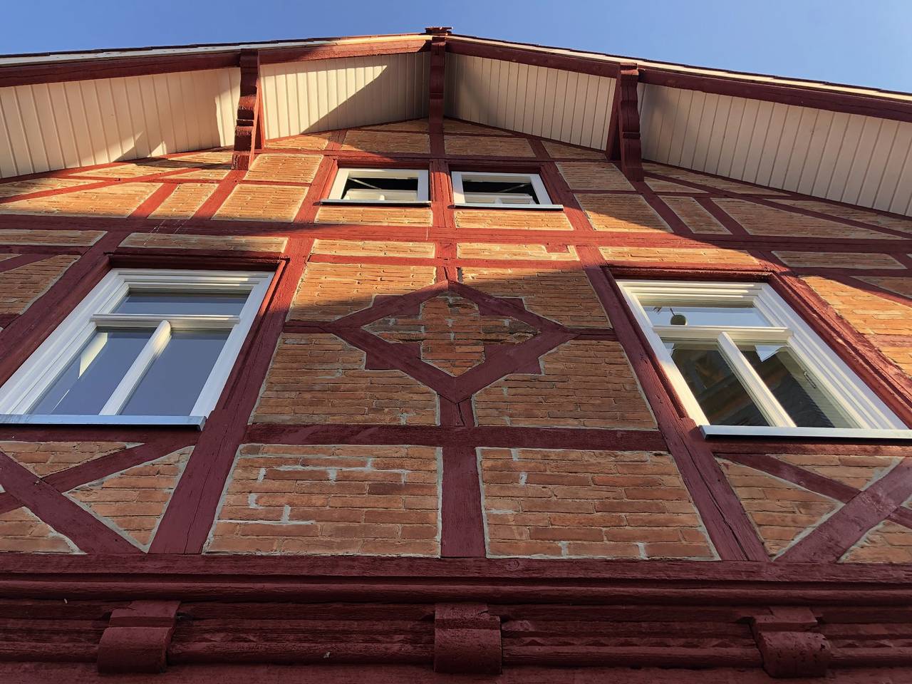 Ganze Ferienwohnung, Altes Pfarrhaus Neustädt - Zweibettzimmer mit Etagenbett in Gerstungen, Werratal