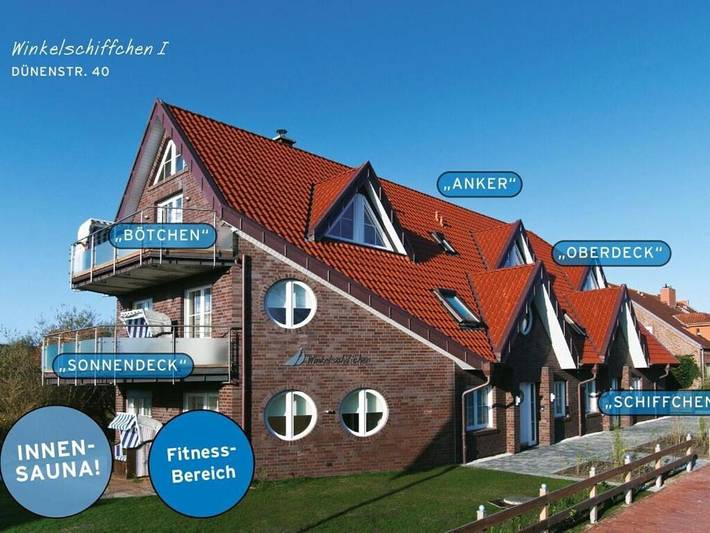 Ferienhaus für 6 Personen, mit Balkon und Terrasse sowie Garten und Sauna