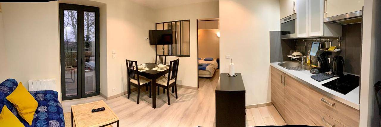 Appartement de vacances pour 3 personnes, avec jardin