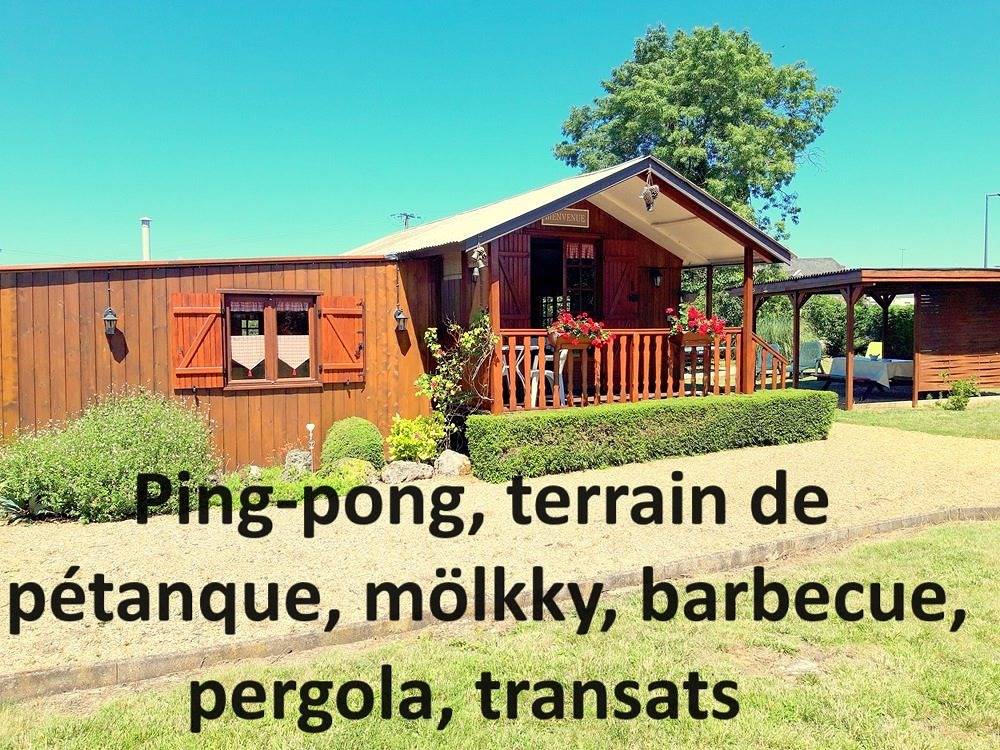 Chalet (maison) indépendant, près du Zoo de la Flèche in Broc, Vallée de la Loire