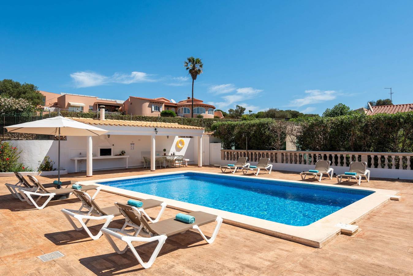 Villa für 8 Personen mit Pool in Punta Prima, Sant Lluís