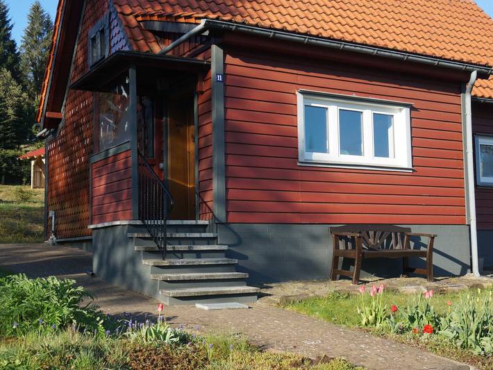 Ferienhaus für 6 Personen, mit Ausblick und Terrasse sowie Garten im Ostharz - 4