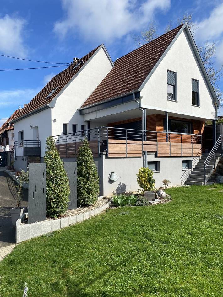 Gîte pour 8 personnes, avec piscine et balcon ainsi que jacuzzi et jardin à Griesheim-près-Molsheim - 4
