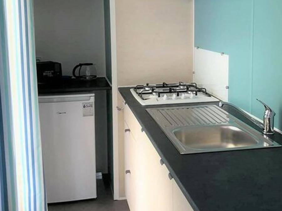 Camping les Rives du Lac Cantalès - Mobilheim 6 personen - Riviera (2 Schlafzimmer) in Saint-Gérons, Aurillac und Umgebung