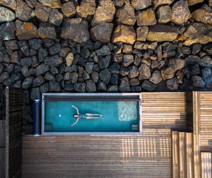 BnB für 2 Personen, mit Sauna und Terrasse sowie Whirlpool in Island